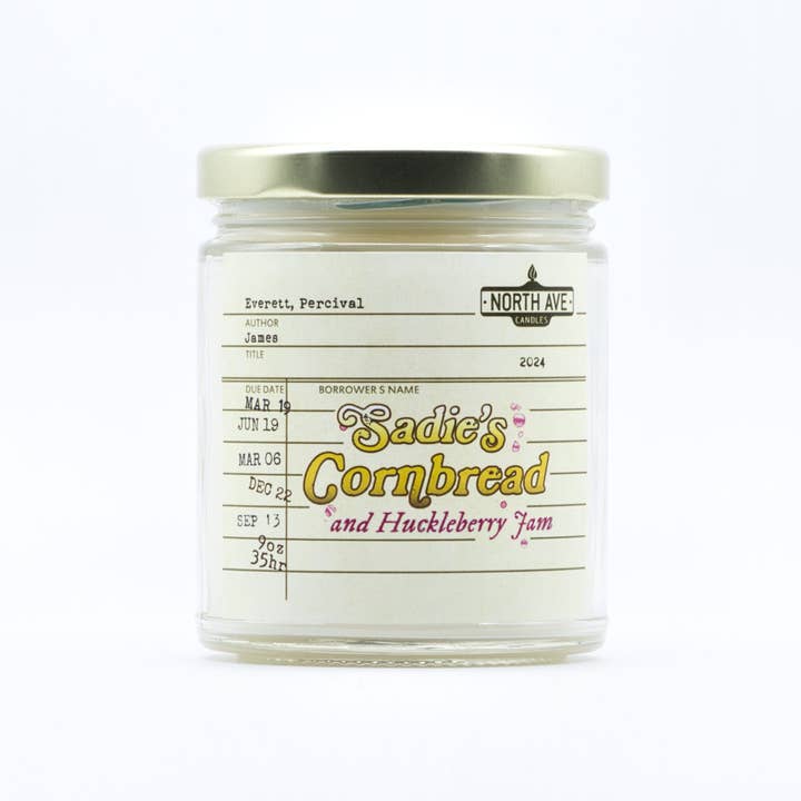 Book Candle / James / Bookstore Sidelines / Fall Candles for wholesale by North Ave Candles