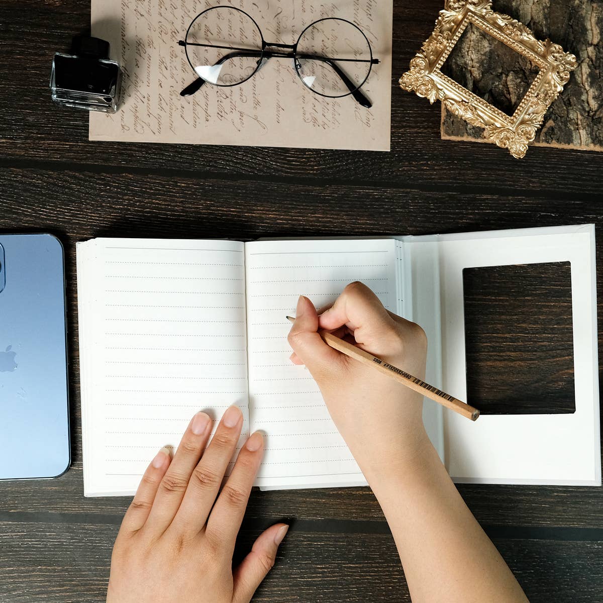 White PERSONALIZED CREATIVE HARDCOVER THICK NOTEBOOK_CWMM1852 for wholesale on Faire4