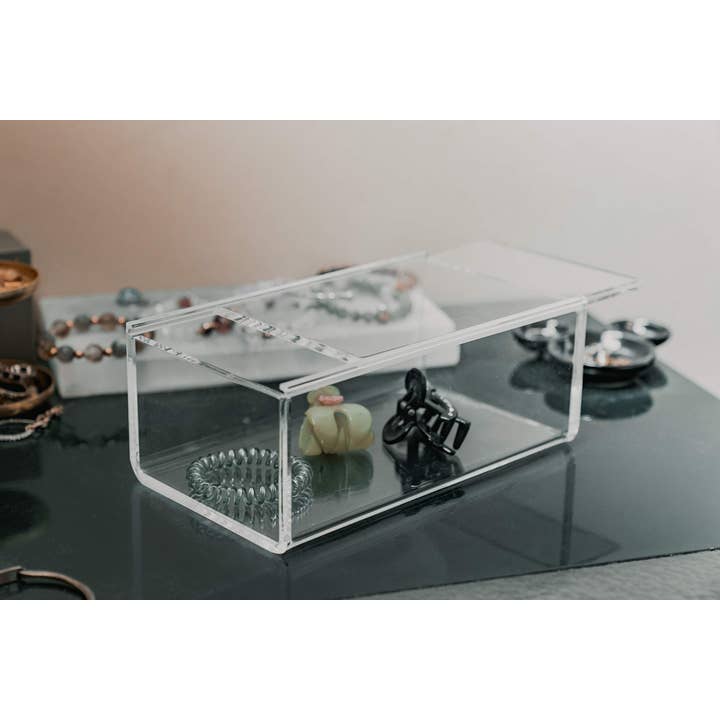 Huang Acrylic - Wholesale Jewelry Box/Organizer - Sliding Lid Catchall Box