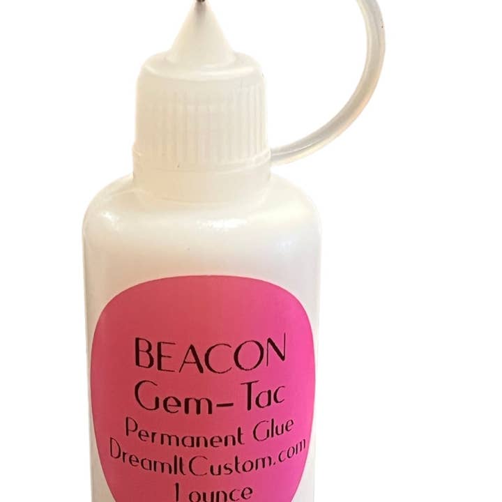 1 ounce Gem-Tac Precision Glue Bottle for wholesale by Dream It Custom
