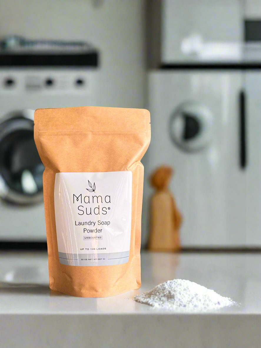 MamaSuds | Non-toxic Household Cleaners + Real Soap - Wholesale Laundry Detergent Powder/Pods - Laundry Soap Powder BULK3