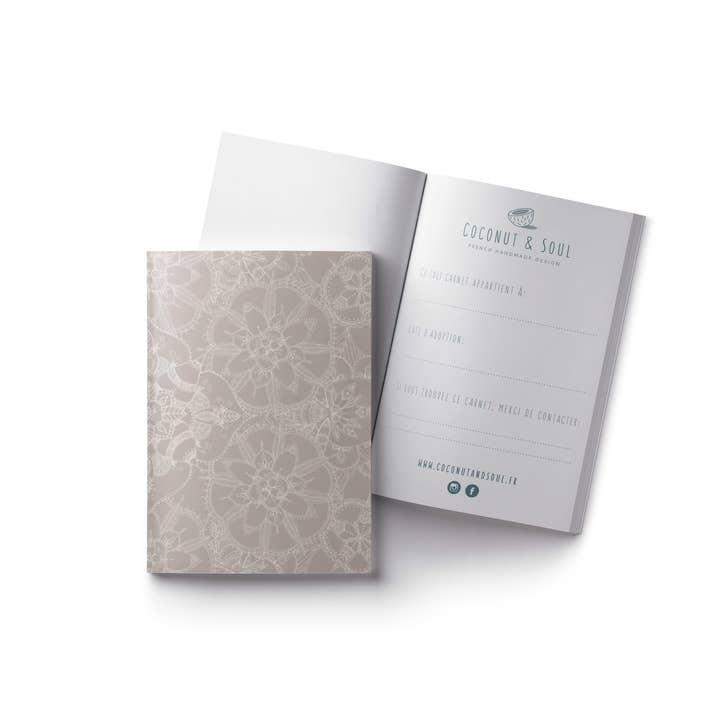 Caderno Mandala Bohemian A6 por atacado de Coconut & Soul