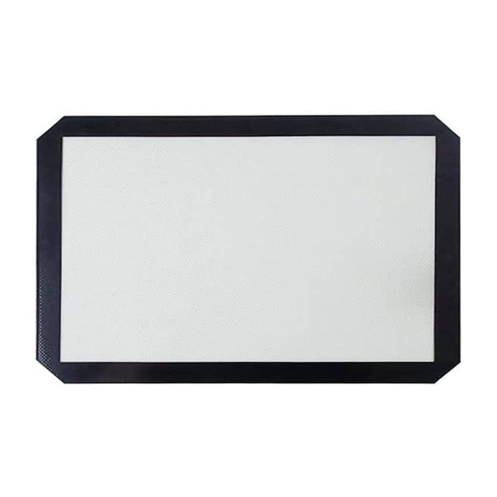 Vigor Path - Wholesale Baking Sheet/Mat - Premium Non-Stick Silicone Baking Mat Set of 2 Sheets - 15.7'x23.6'inch - Food Safe, Heat-Resistant, Reusable & Nonstick Mat for Cookie Oven, Macarons, Bread & Pastry - Black (Large)