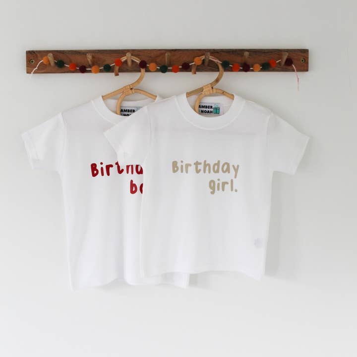 Birthday Tee for wholesale by Amber and Noah