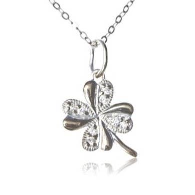Lucky 4-Leaf Clover hänge för wholesale av The Irish Jewelry Company