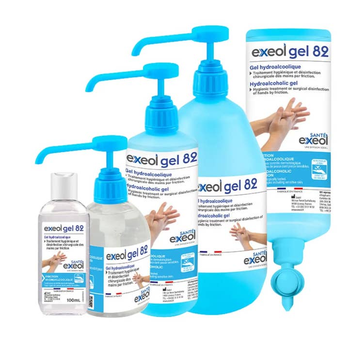 My Podologie - Wholesale Hand Sanitizer - Hydroalcoholic gel - Exeol Gel 82 - Sodel4