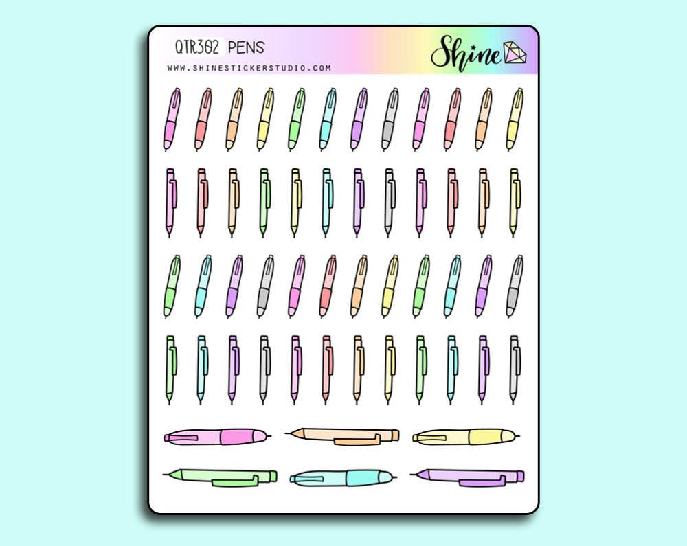 Shine Sticker Studio - Venta al por mayor Pegatina - Pegatinas de bolígrafo1