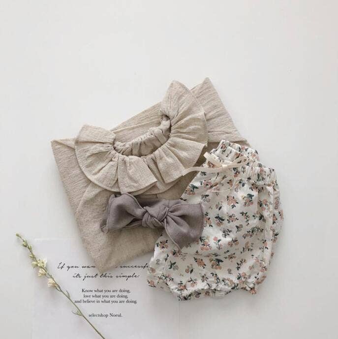 Annie & Charles – wholesale T-shirt – Kids – Annie & Charles® LISA linen blouse with collar0