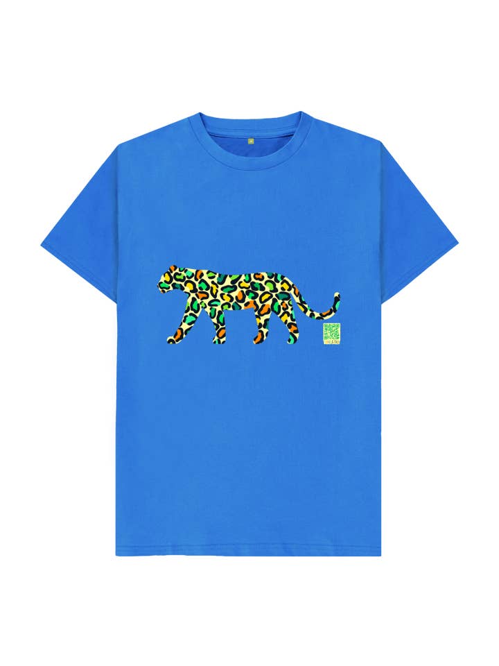 Dodo & Pals - Vendita all'ingrosso Maglietta serigrafata - Bambini - T-shirt leopardata verde per bambini