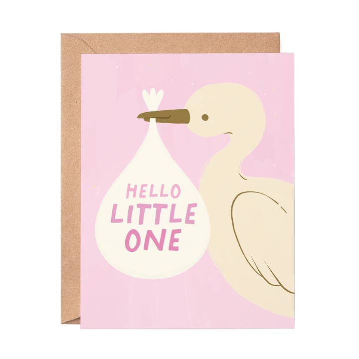 Welcome Little One Baby Shower Greeting Card for wholesale by Pardo Paper