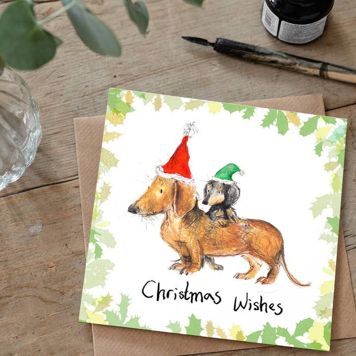 Catherine Rayner Trading Ltd - Wholesale Christmas Card - Matilda and Robyn Charity Christmas Card 1