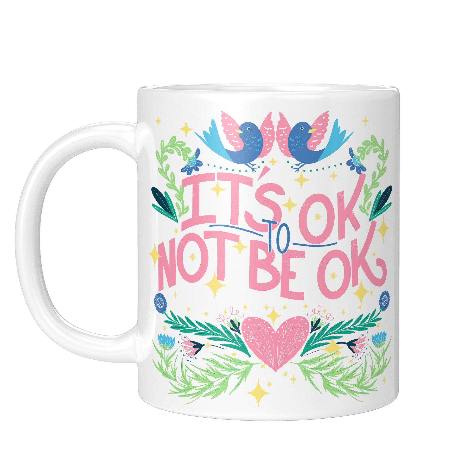 Fawn & Thistle Ltd (US Duties Paid) - Wholesale Coffee Mug - It's OK Mug | Motivational Coffee Mug | Self Care Gift1