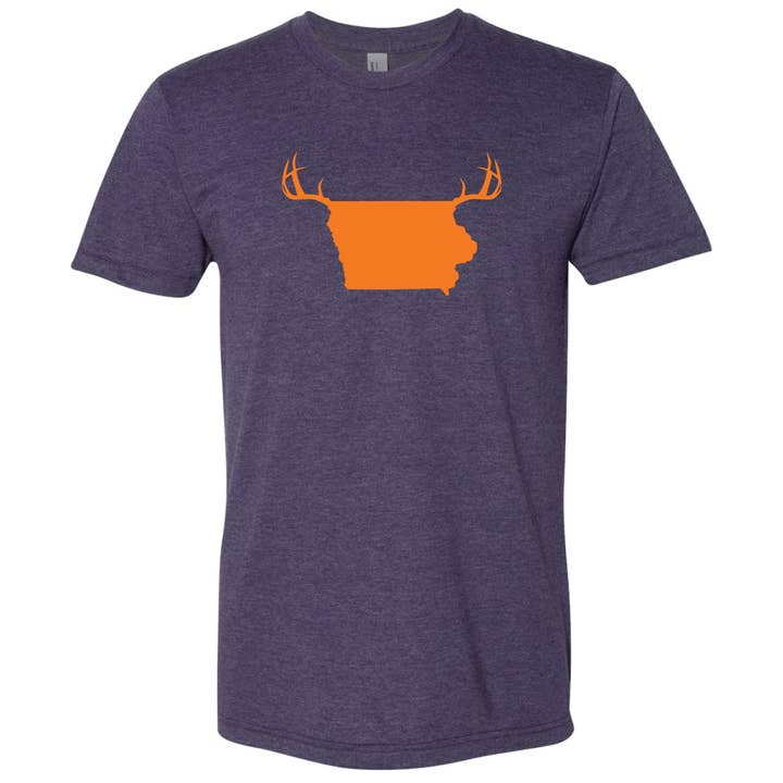 Tee-shirt Antlers Iowa pour la vente par Iowa Awesome
