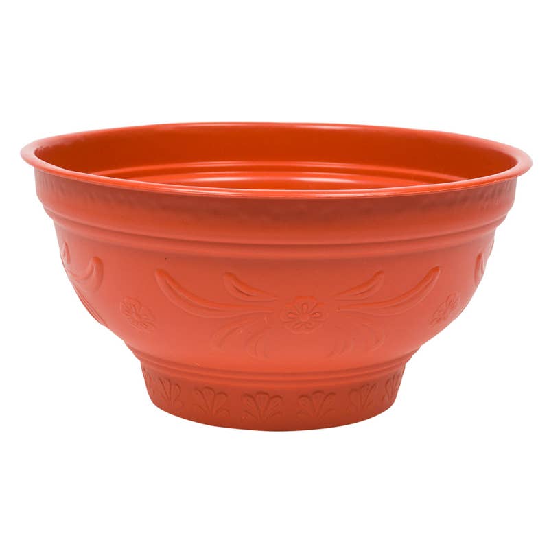 Deluxe Import Trading - Wholesale Plant Pot - FLOWER PLANTER  - 10.51 INCHES PLASTIC IN CLAY COLOR0