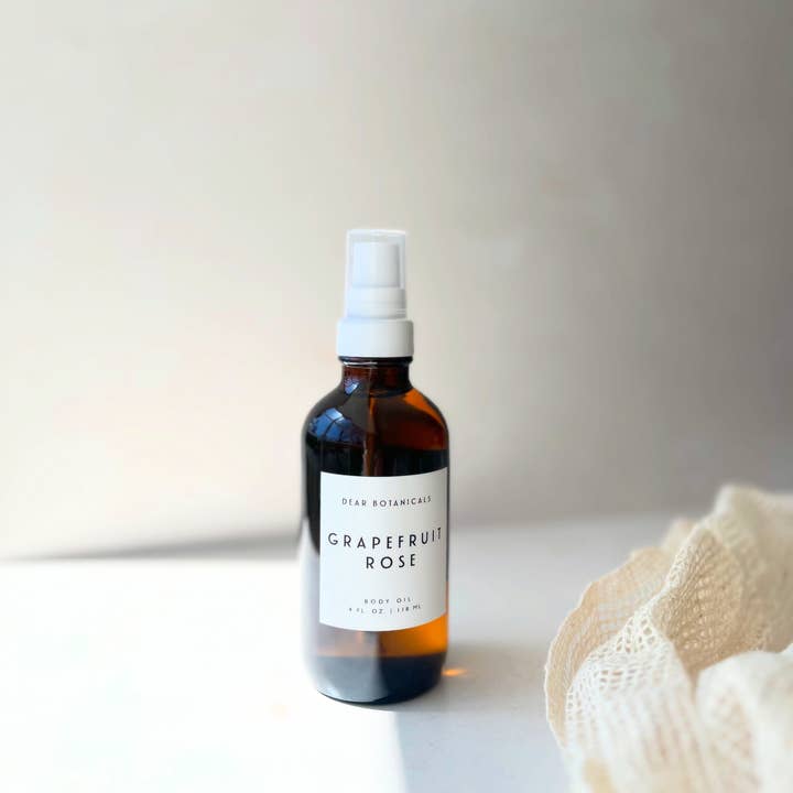 Grapefruit Rozen Gezichts- en Lichaamsolie voor wholesale door Dear Botanicals