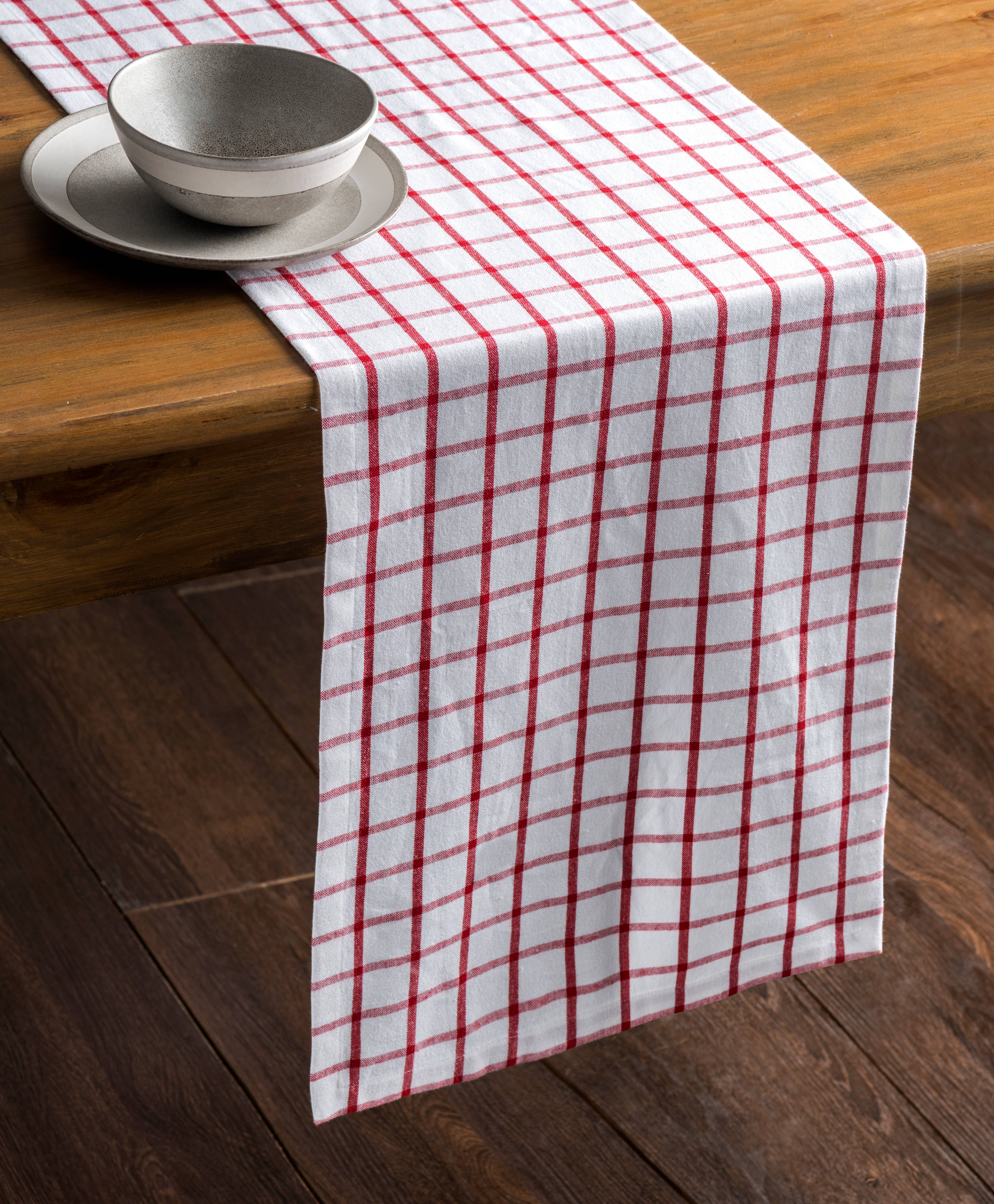 MDH - Yarn Dyed Checks - Wholesale Table Runner - Table Runner - Single Layer - Samba Zuid-Holland1