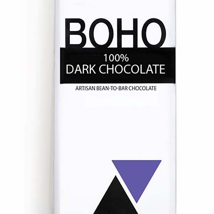 BOHO Chocolate - Wholesale Chocolate Bar - 100% Dark Chocolate / Organic0