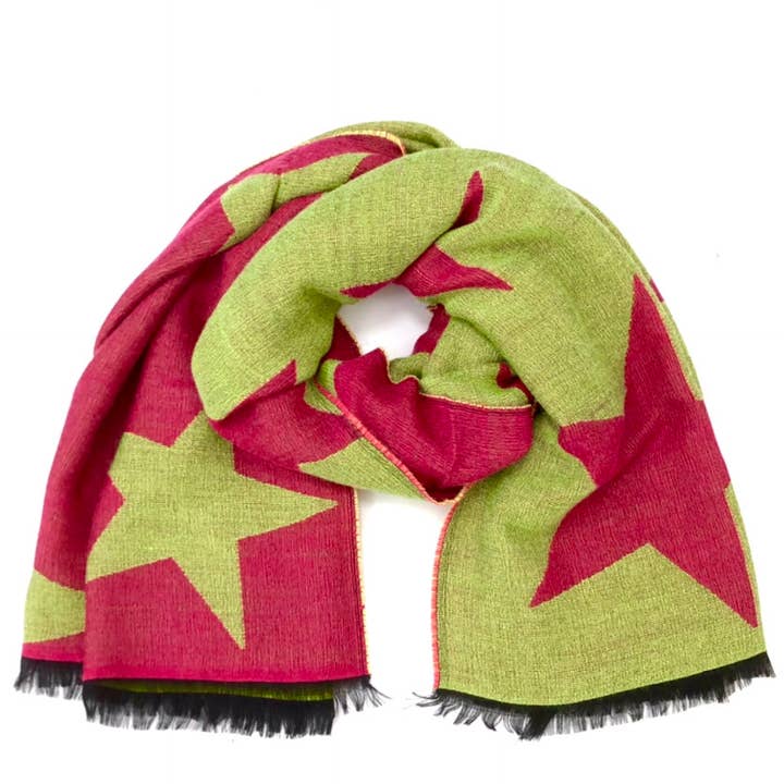 MILANO AMOUR - Wholesale Scarf - Women's - MAXI STAR DOUBLE SCARF1