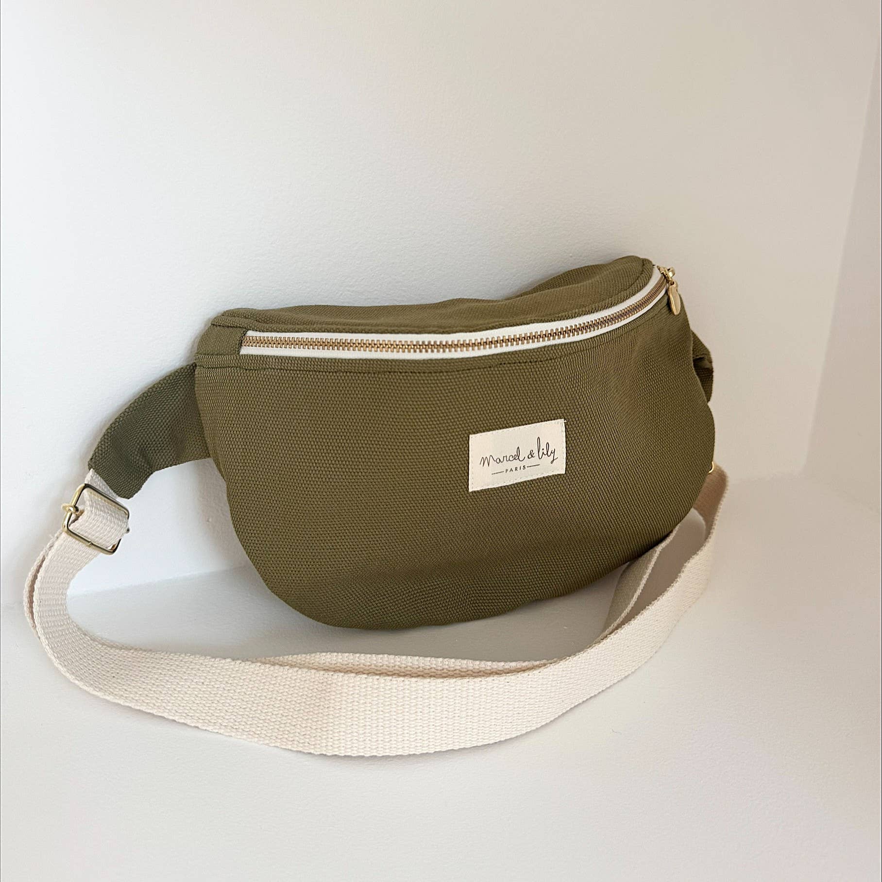 Marcel & Lily - Wholesale Belt Bag - Women's - Olive Green Cotton Fanny Pack1
