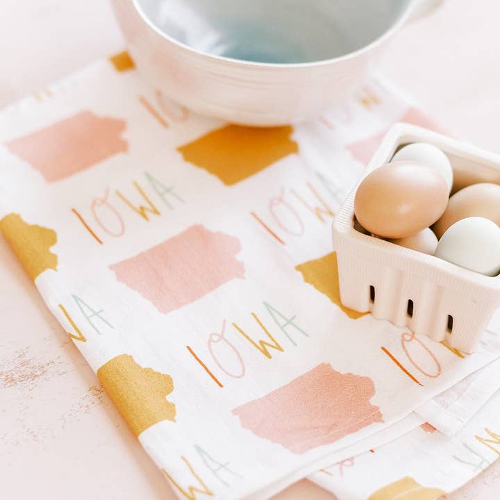 Doe A Deer - Vente Torchons - Serviette Iowa Full Pattern - Sac à farine4