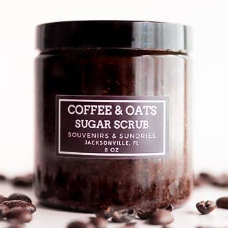 Coffee & Oats Sugar Scrub for wholesale by Souvenirs & Sundries