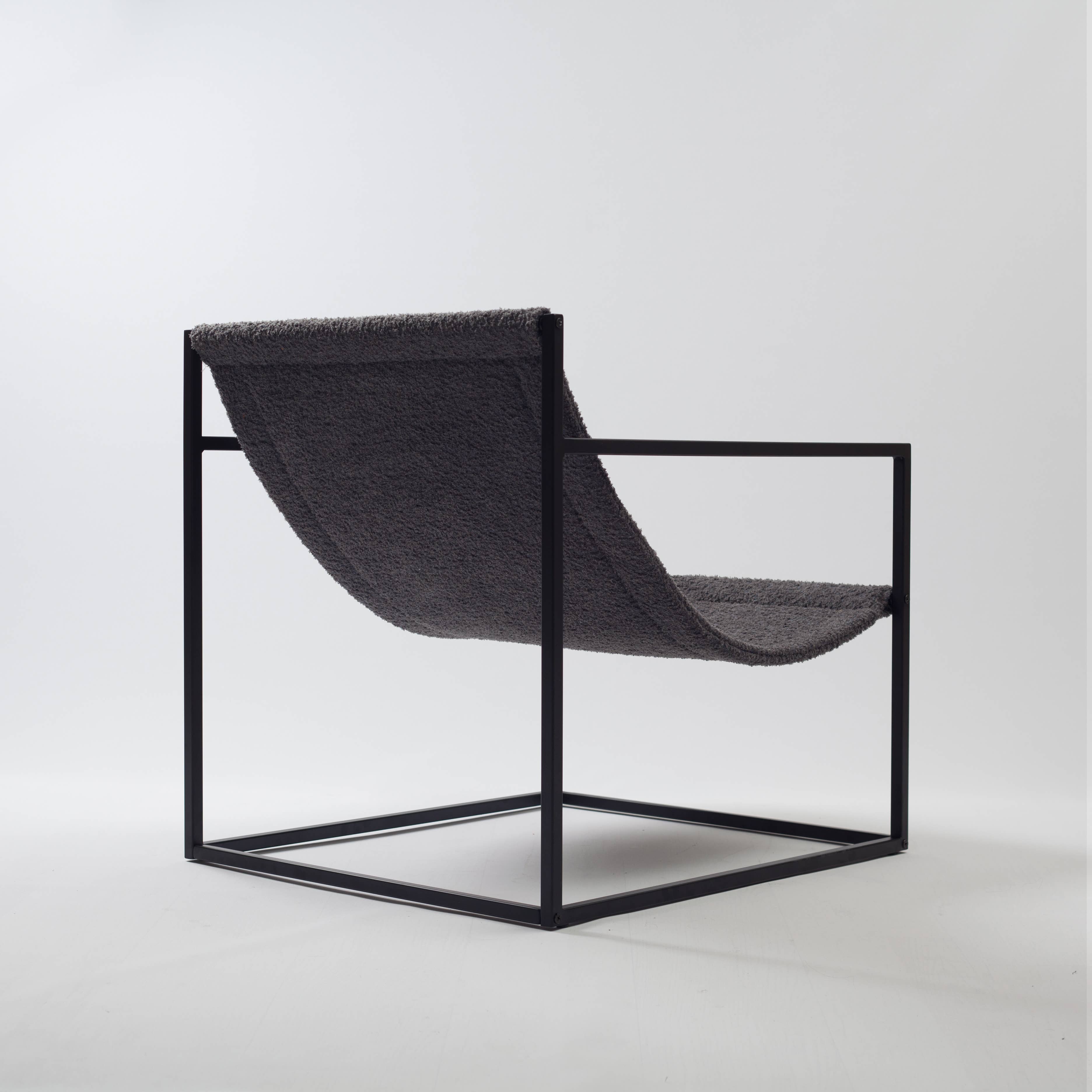 Fineroom Living - Vendita all'ingrosso Sedie - Set da 2 Poltrone Lounge BERNIE con Struttura in Acciaio e Design Minimalista8