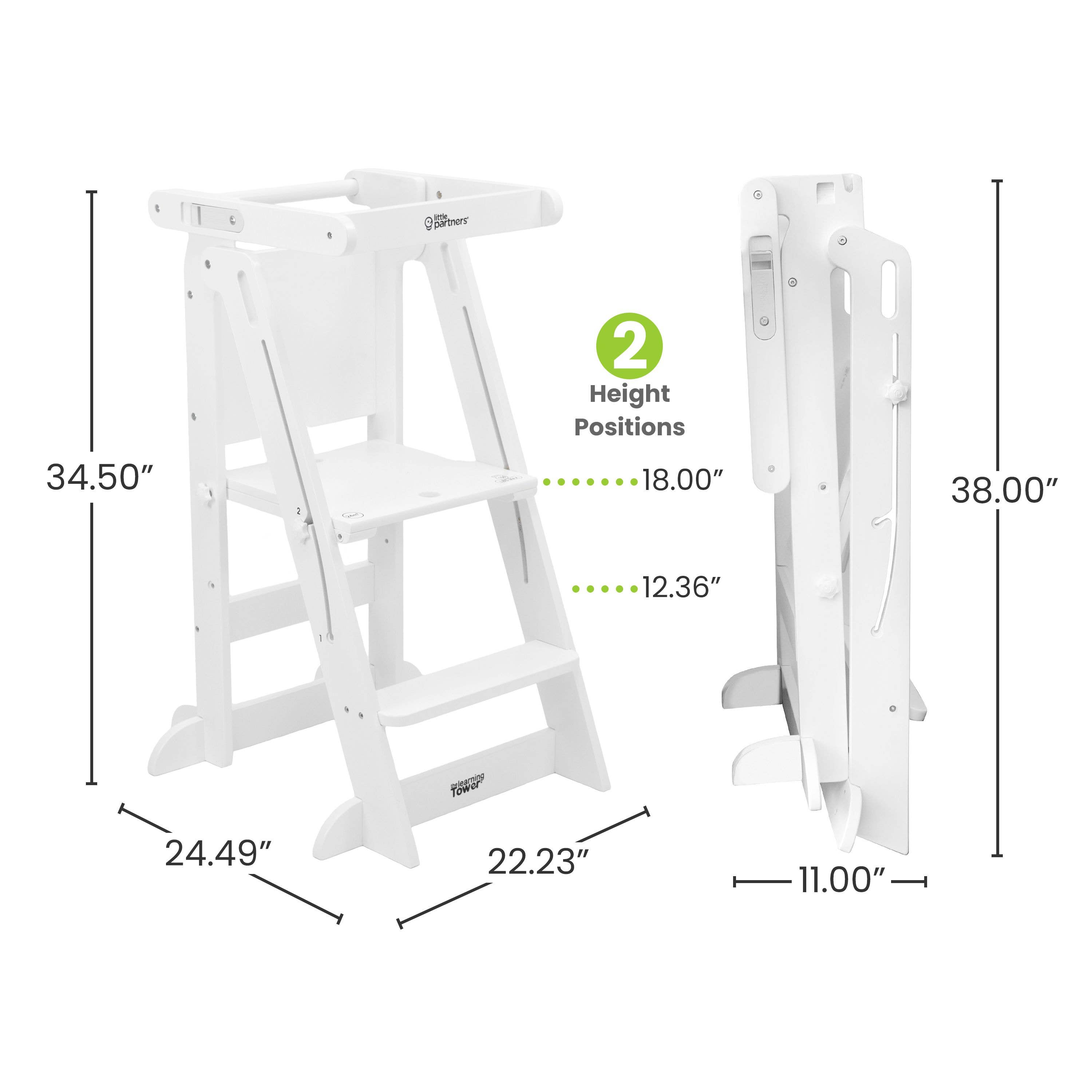 Little Partners - Vendita all'ingrosso Giocattolo in legno - Bambini - Torre di Apprendimento Pieghevole Learn ‘N Fold® per Bambini3