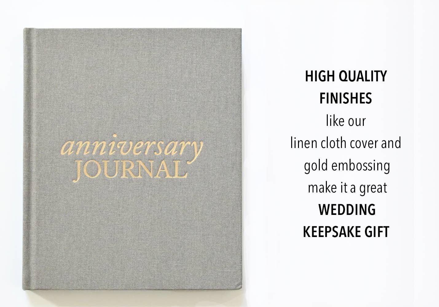 Duncan & Stone Paper Co. - Wholesale Journal/Diary - Anniversary Journal | Wedding Book | Gift for Wife or Spouse2