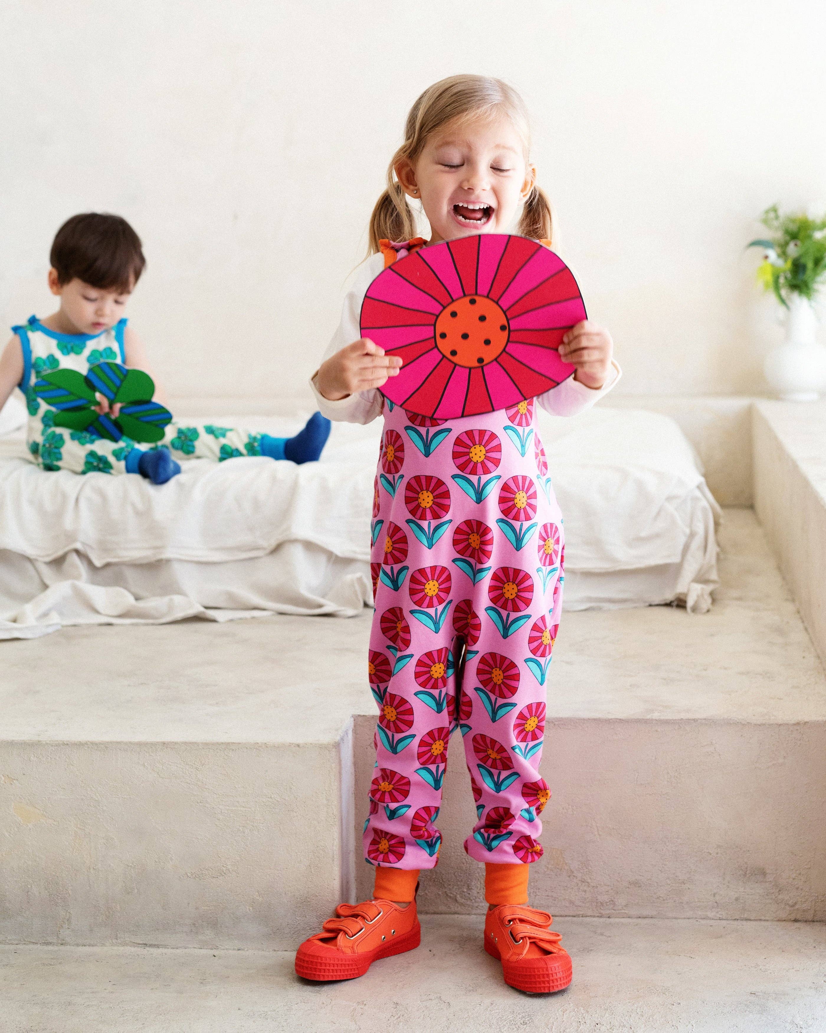 Ameelo - Vente Barboteuse – bébé - Salopette Billie en coton biologique - Daisy2