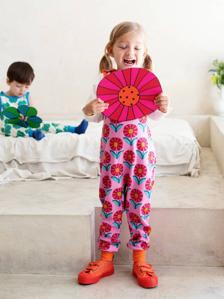 Ameelo - Vente Barboteuse – bébé - Salopette Billie en coton biologique - Daisy2