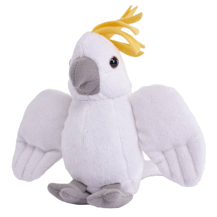 Wild Republic - Wholesale Stuffed/Plush Toy - Kids & Baby - Pocketkins-ECO-Cockatoo Stuffed Animal 5"
