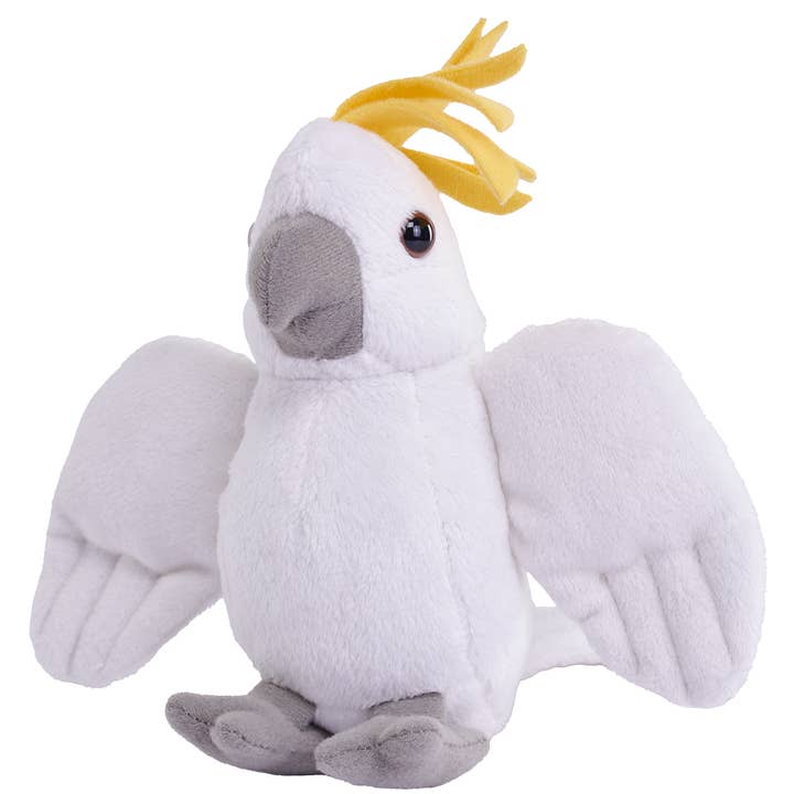 Wild Republic - Wholesale Stuffed/Plush Toy - Kids & Baby - Pocketkins-ECO-Cockatoo Stuffed Animal 5"0