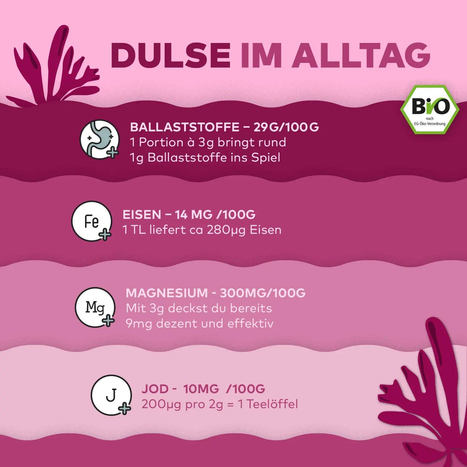 Algen Markt – wholesale Protein-/superfoodpulver – Dulseflingor2