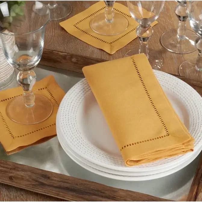 Fennco Styles - Wholesale Dinner & Cloth Napkin - Hemstitch Border 20-Inch Dinner Napkin7