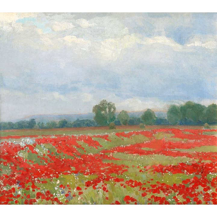 Landskap (1900) impressionism konst av Lajos Csordak för wholesale av Rock Paper Scissors Wall Art