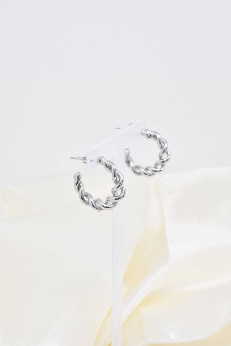 Kapyco - Wholesale Hoop Earrings - stainless steel creole earrings -BO1003073