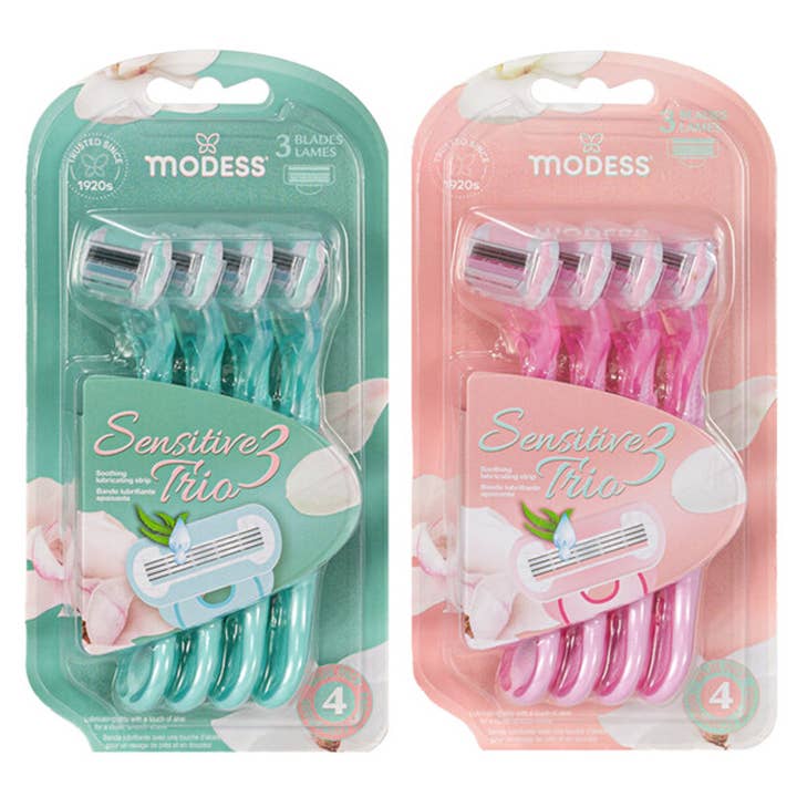 Modess Rasoir Triple Lame 4PK pour la vente par Deluxe Import Trading