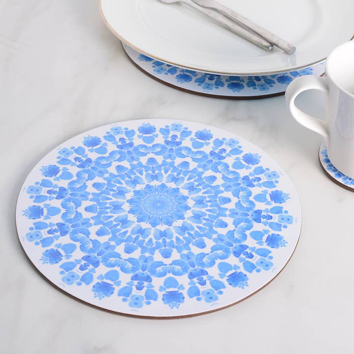 Blue & White Company - Wholesale Placemat - Watercolour Mirage PlacematÂ