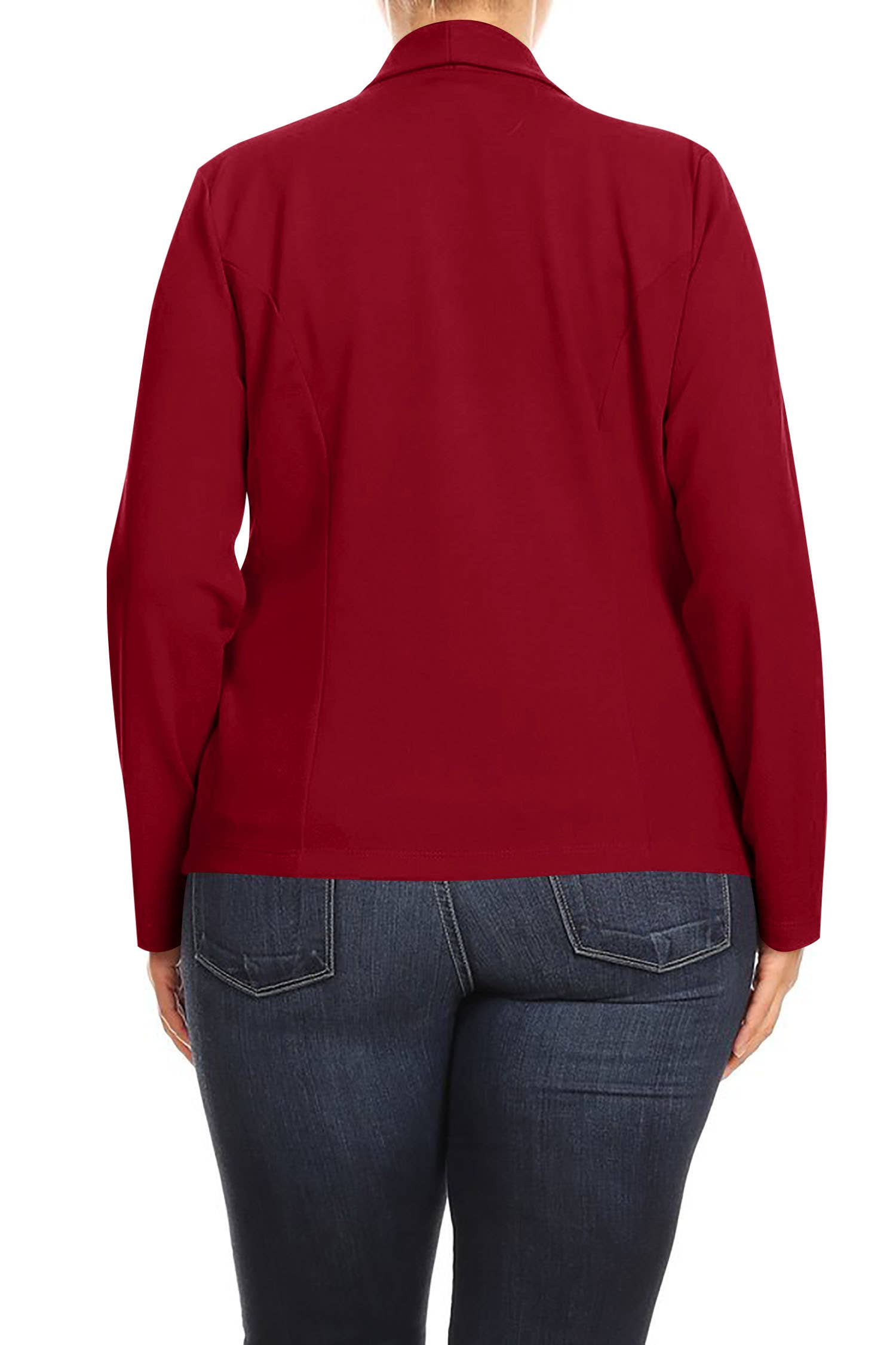 MOA COLLECTION - Wholesale Blazer - Women's - Plus Size Casual Open Front Office Work Wear Blazer Jacket10