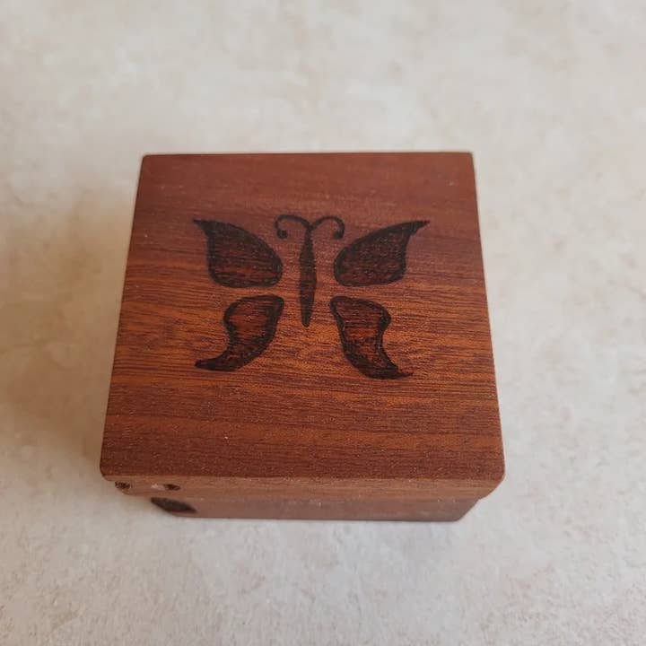 Canary Hill Works - Wholesale Jewelry Box/Organizer - Small Jewelry Box, Ring Box, Trinket Box, Butterfly