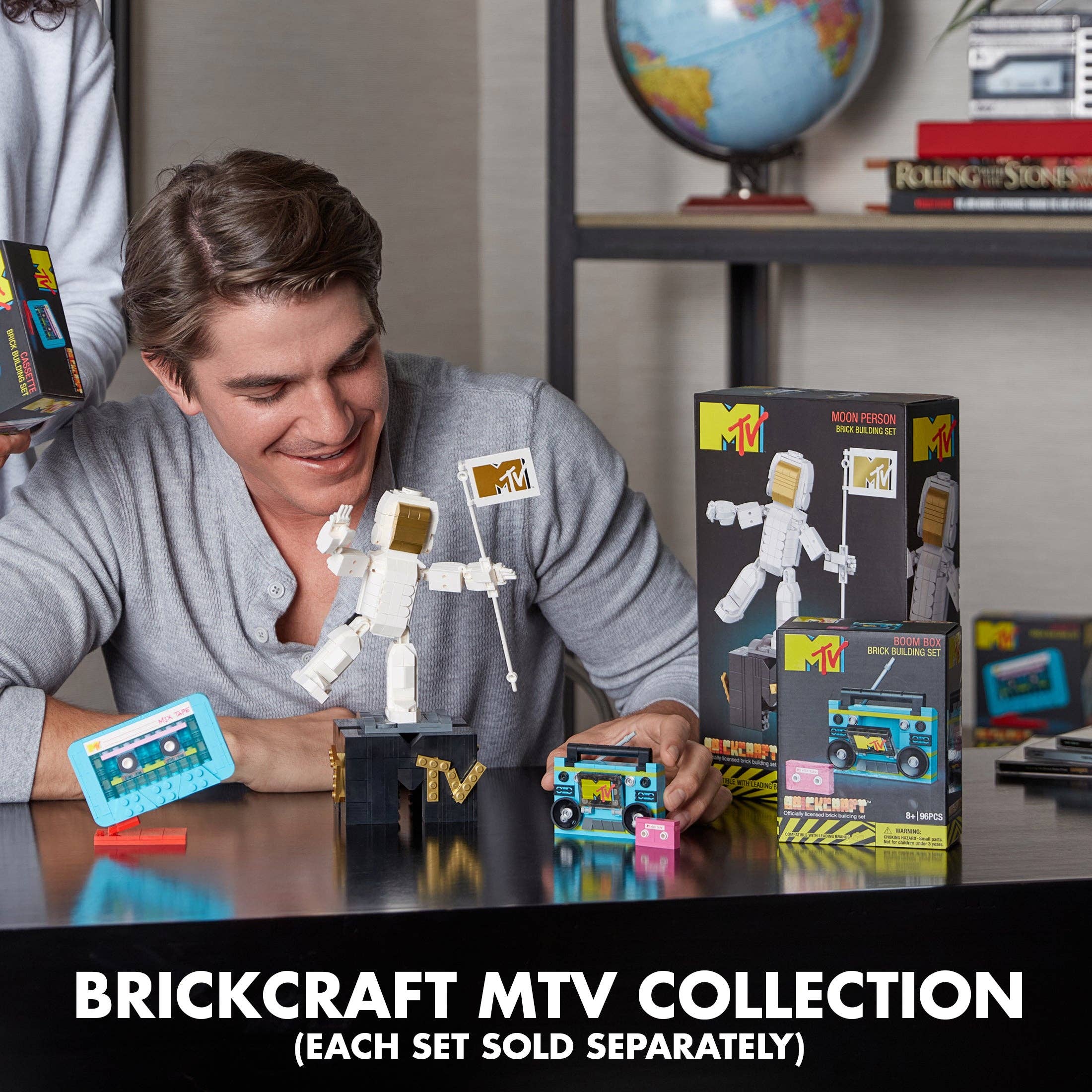 Brickcraft - Wholesale Building Set - Kids - MTV Cassette Tape Brick Building Set6