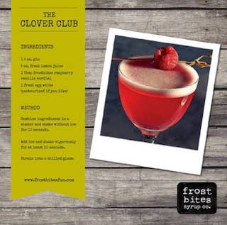 Frostbites Syrup Co - Vente Mélange/sirop pour cocktails - Vanille framboise3