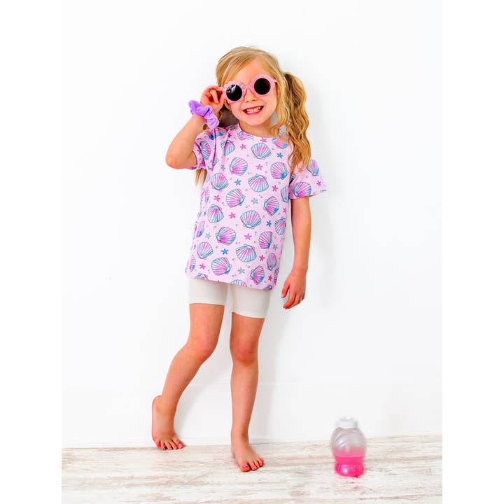 Under the Sea | Baby and Toddler Girls Summer Shirt for wholesale by Holland Ave Clothing