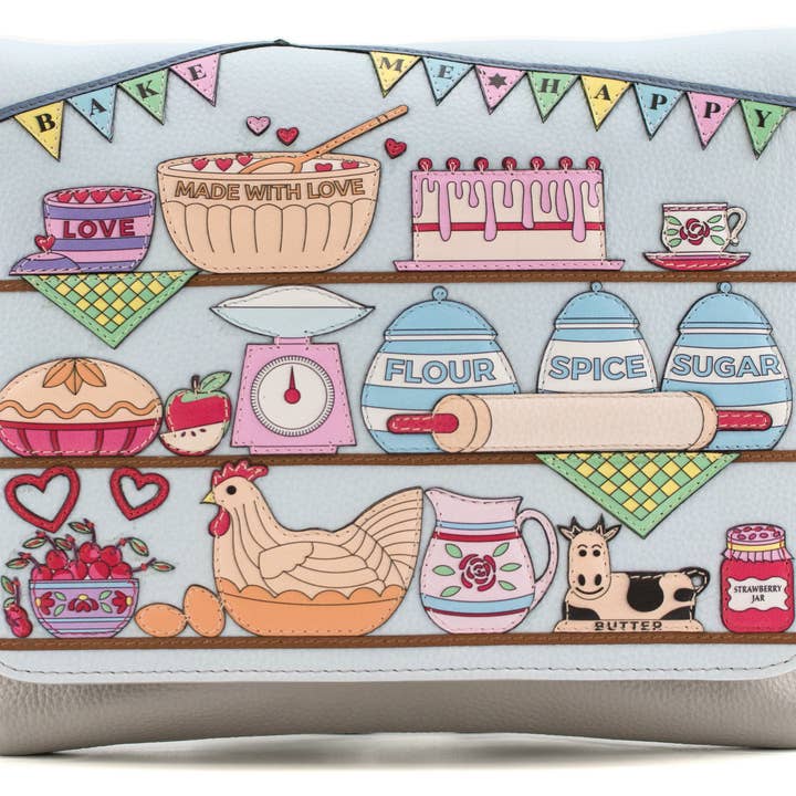 Bake Me Happy Midi Flap Bag - 7357 19 for wholesale by Mala Leather