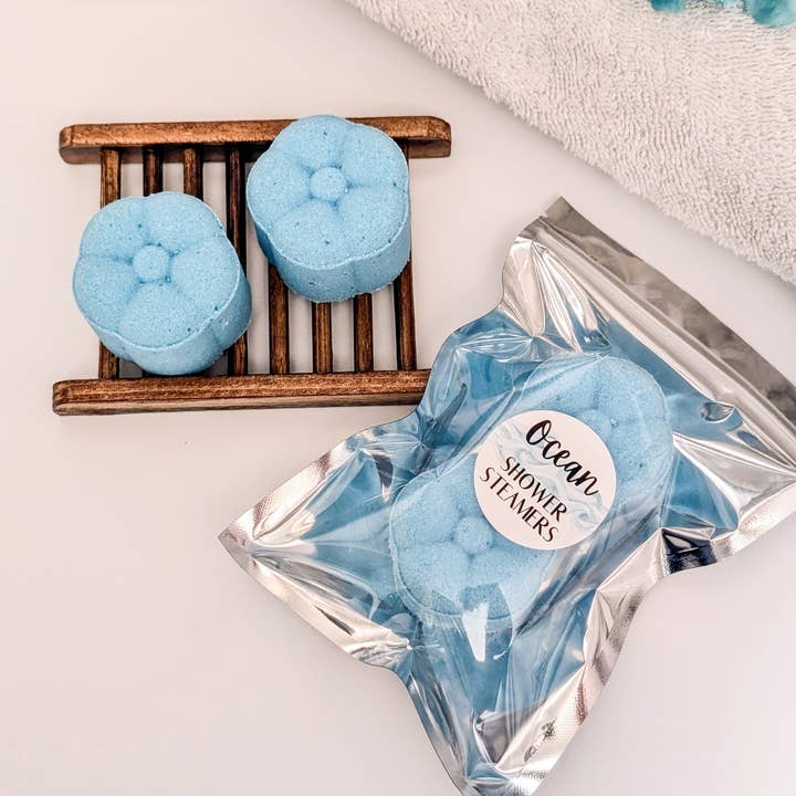 Beachy Bubbles Bath Co - Wholesale Shower Steamer/Bomb - Ocean Shower Steamers0