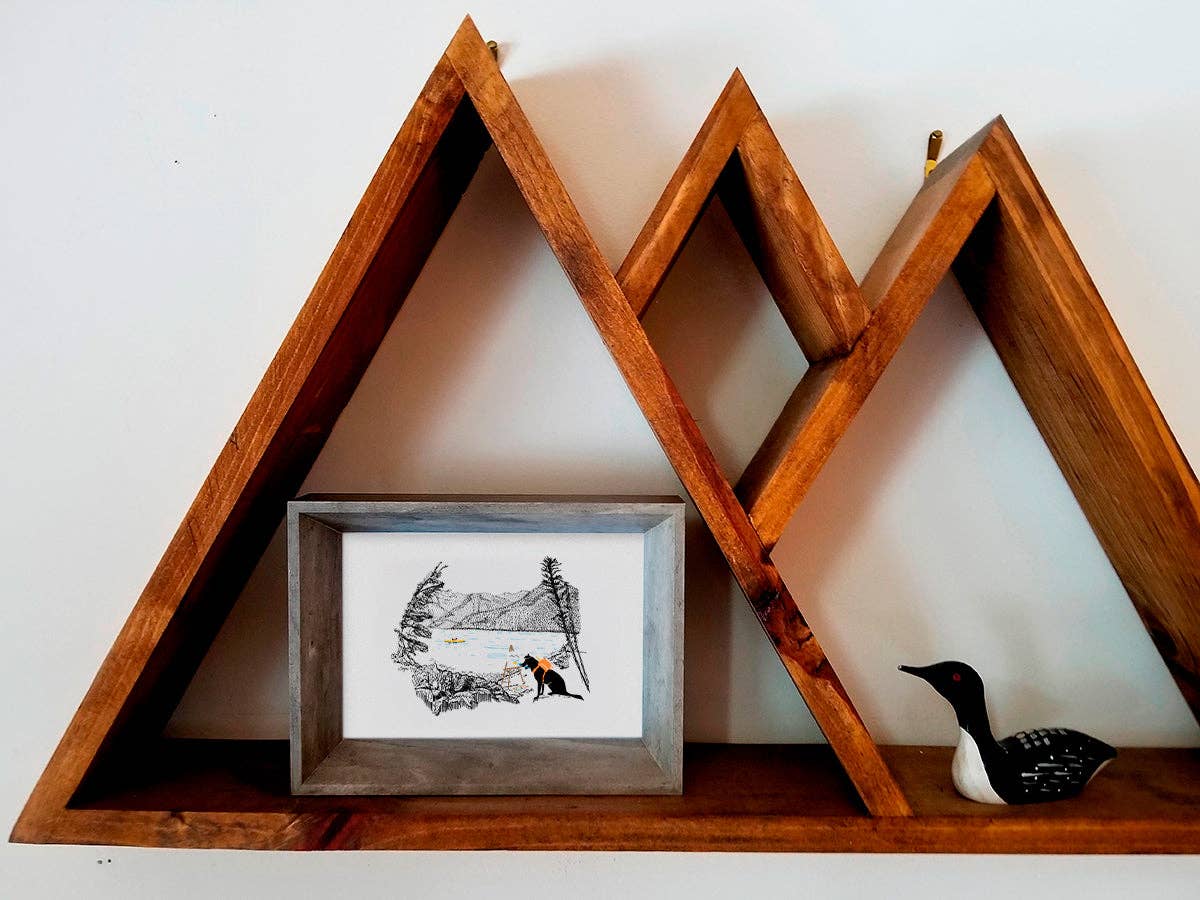 Soijen Illustrations - Wholesale Art Print - Plein Air Painting Pup Art Print1