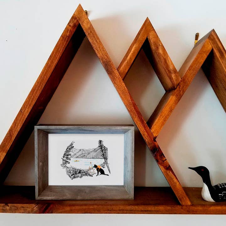 Soijen Illustrations - Wholesale Art Print - Plein Air Painting Pup Art Print1