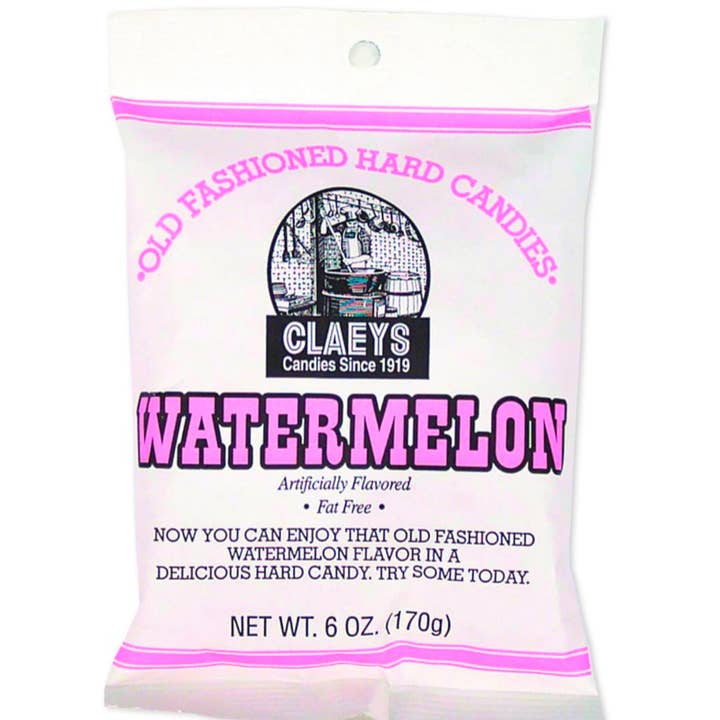 Nostalgic 1919 Old Fashioned Claey’s Watermelon 🍉Hard Candy for wholesale by O'Shea's Candies Sweet Shop
