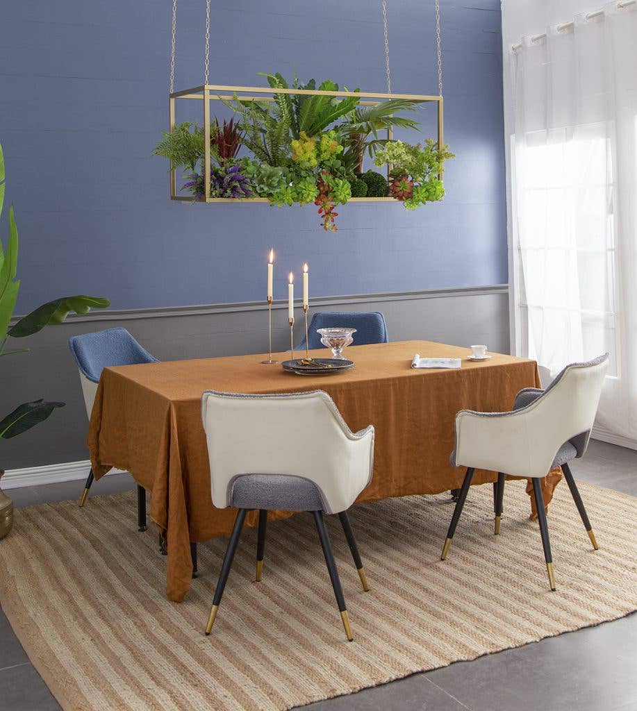 A&B Home Group Inc. - Wholesale Display Shelf - 55x27.5x27.5" Golden Iron Stand With Chains 1EA/CTN8