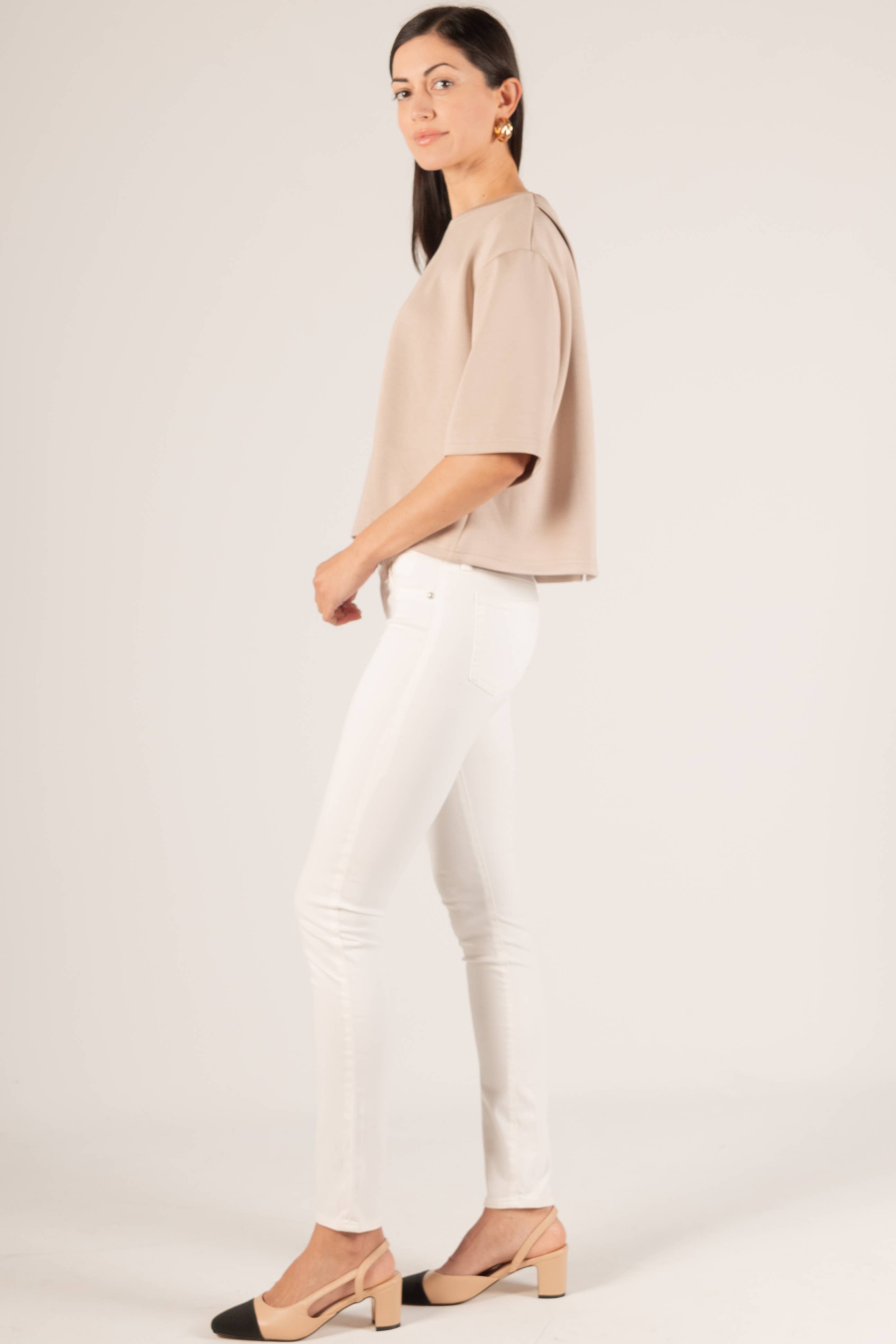 P. CILL - Wholesale Knit Top - Women's - P. CILL Butter Modal Overlap Back Detail Top7